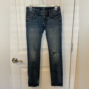 Ann Taylor Loft skinny jeans size 0.